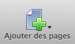 bouton Ajouter des pages