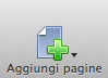 Pulsante Aggiungi pagine